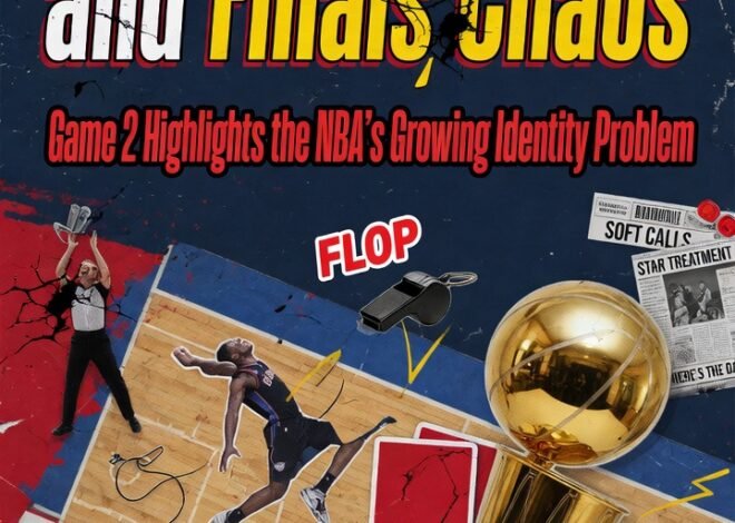 Flops, Fouls, and Finals Chaos: Game 2 Highlights the NBA’s Growing Identity Problem