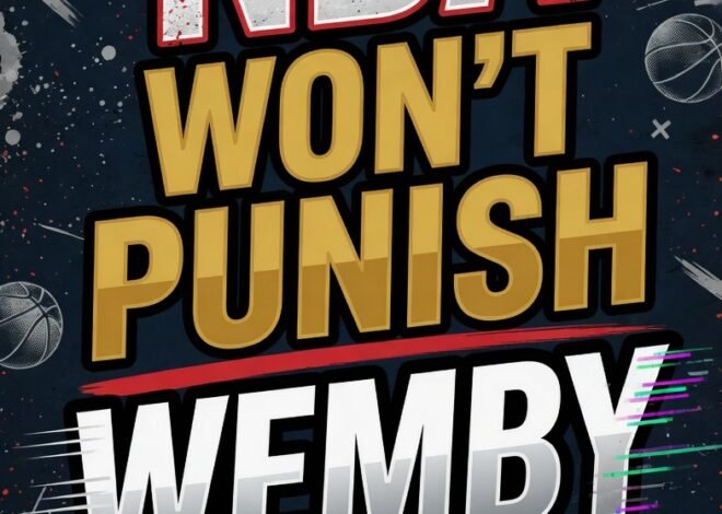 The NBA Must Fine Wemby; Calling for Hard Fouls Late in Games is Dangerous
