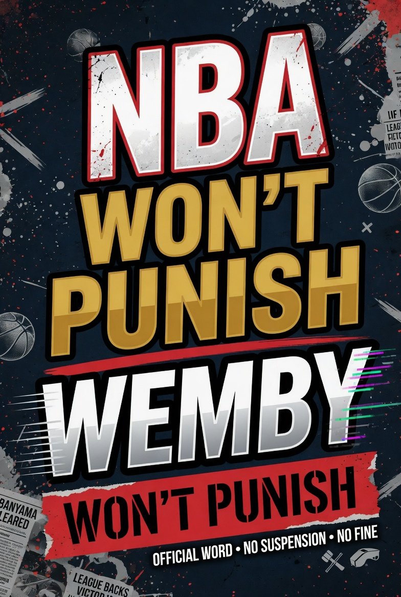 The NBA Must Fine Wemby