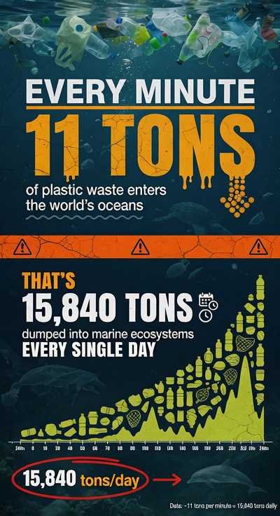 Every day, 15,840 tons of plastic are dumped into the ocean — and the clock is still ticking